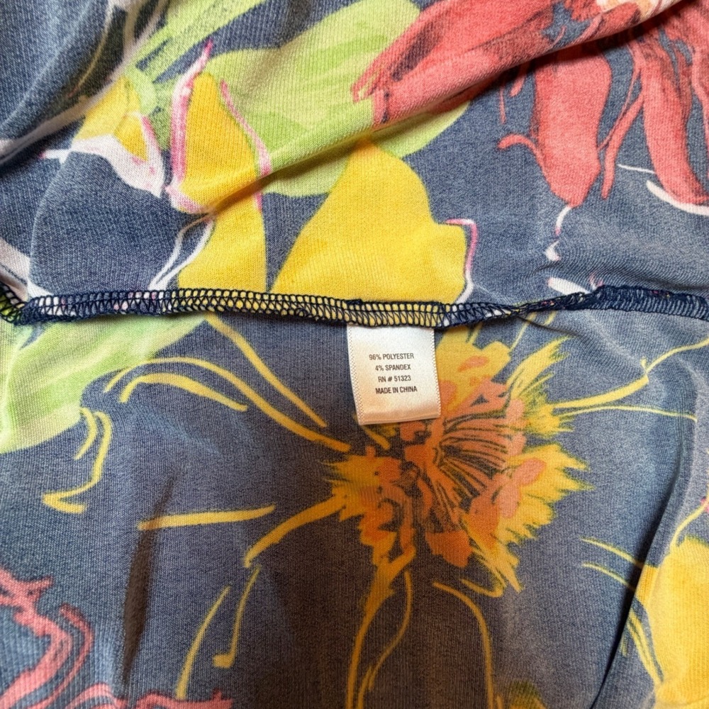 Pre-loved MSK Sleeveless Tropical Floral V-Neck Maxi Dress. Size-Medium - Picture 6 of 10